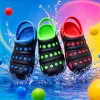 Colorful crocs are fashionable, breathable, anti-slip and lightweight summer casual sandals Specification image